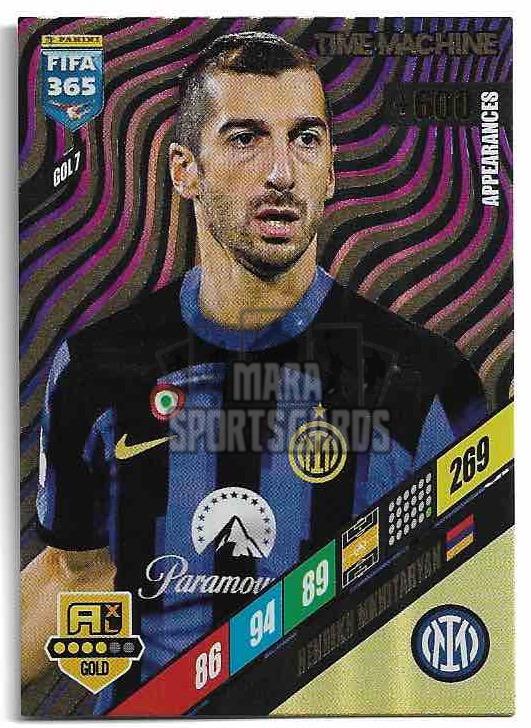 PANINI ADRENALYN Time Machine HENRIKH MKHITARYAN 2024 Panini FIFA 365