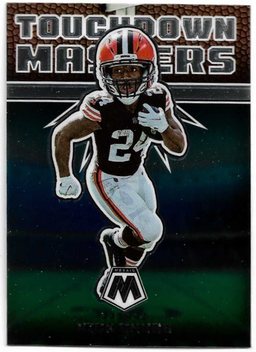 2022 Panini Mosaic Touchdown Masters Nick Chubb Cleveland Browns