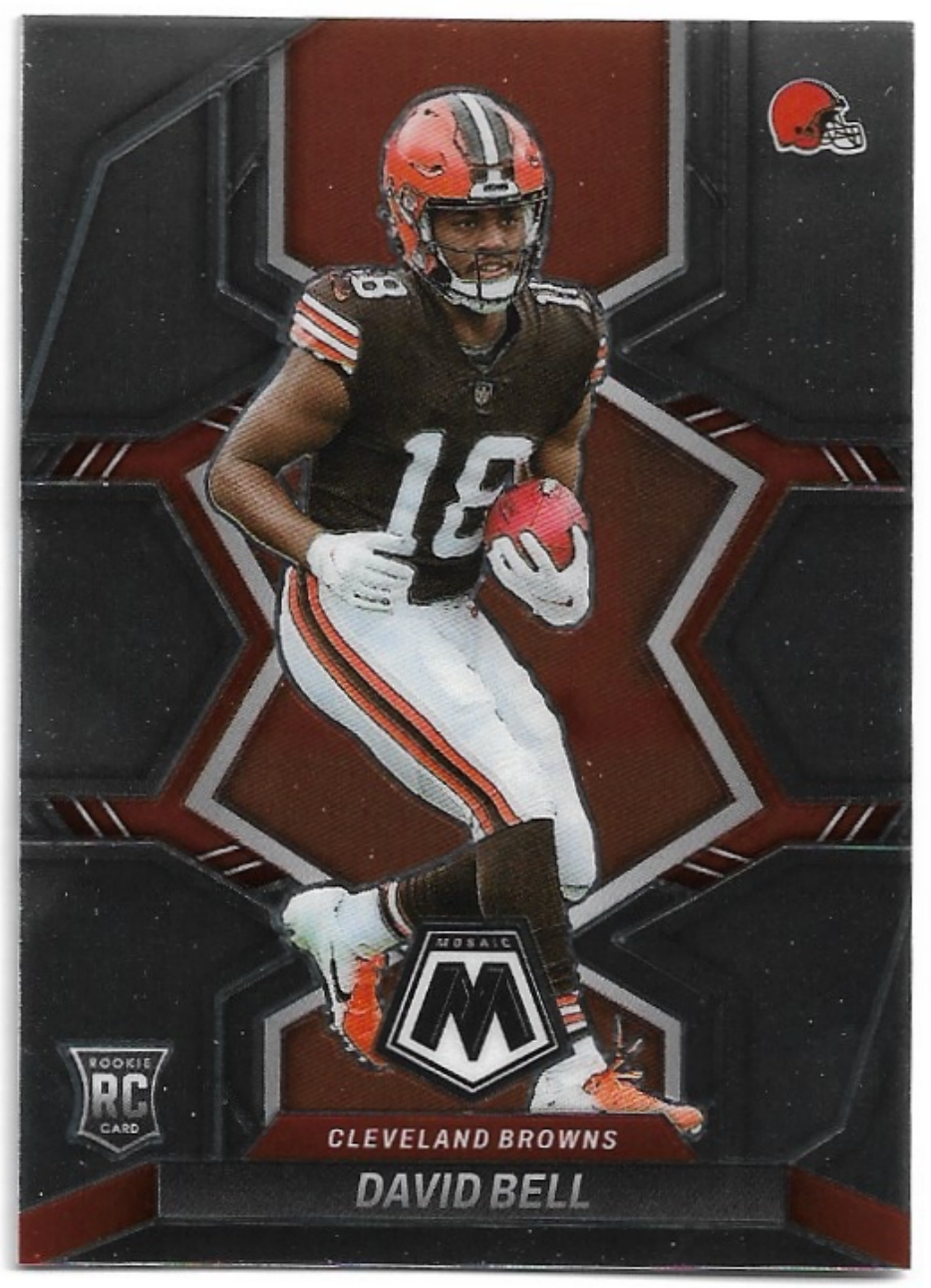 DAVID BELL 2022 PANINI GOLD STANDARD JERSEY PATCH ROOKIE # 193/399 BROWNS