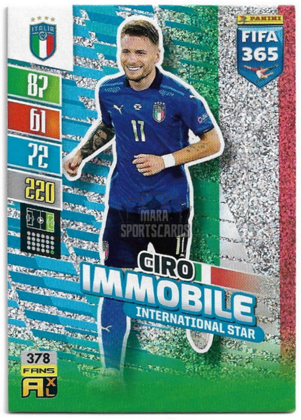 International Star CIRO IMMOBILE 2022 Panini FIFA 365