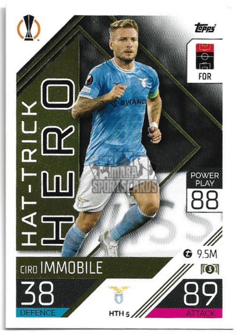 Hat Trick Hero CIRO IMMOBILE 2023 Match Attax Extra UCL