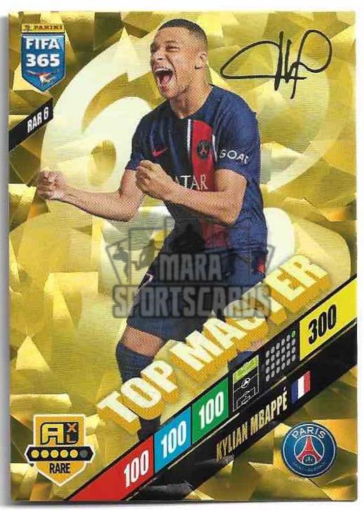 PANINI ADRENALYN Top Master KYLIAN MBAPPE 2024 Panini FIFA 365 Mara