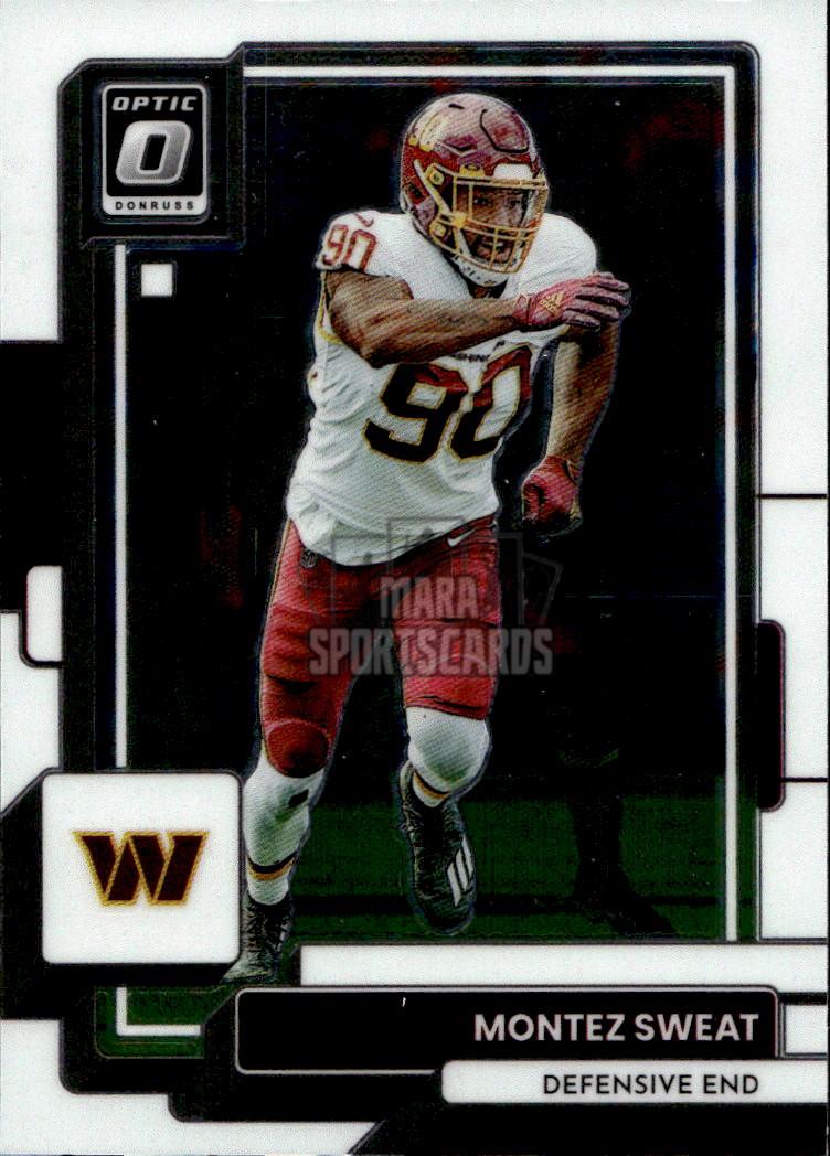 MONTEZ SWEAT 2022 Panini Donruss Optic Football