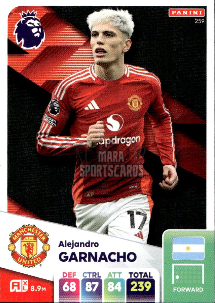 ANGLICKÁ LIGA ALEJANDRO GARNACHO 2025 Panini Adrenalyn XL Premier