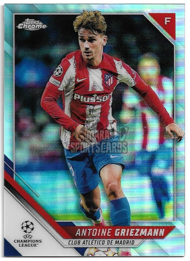 Refractor ANTOINE GRIEZMANN 21-22 Topps Chrome UEFA Champions League