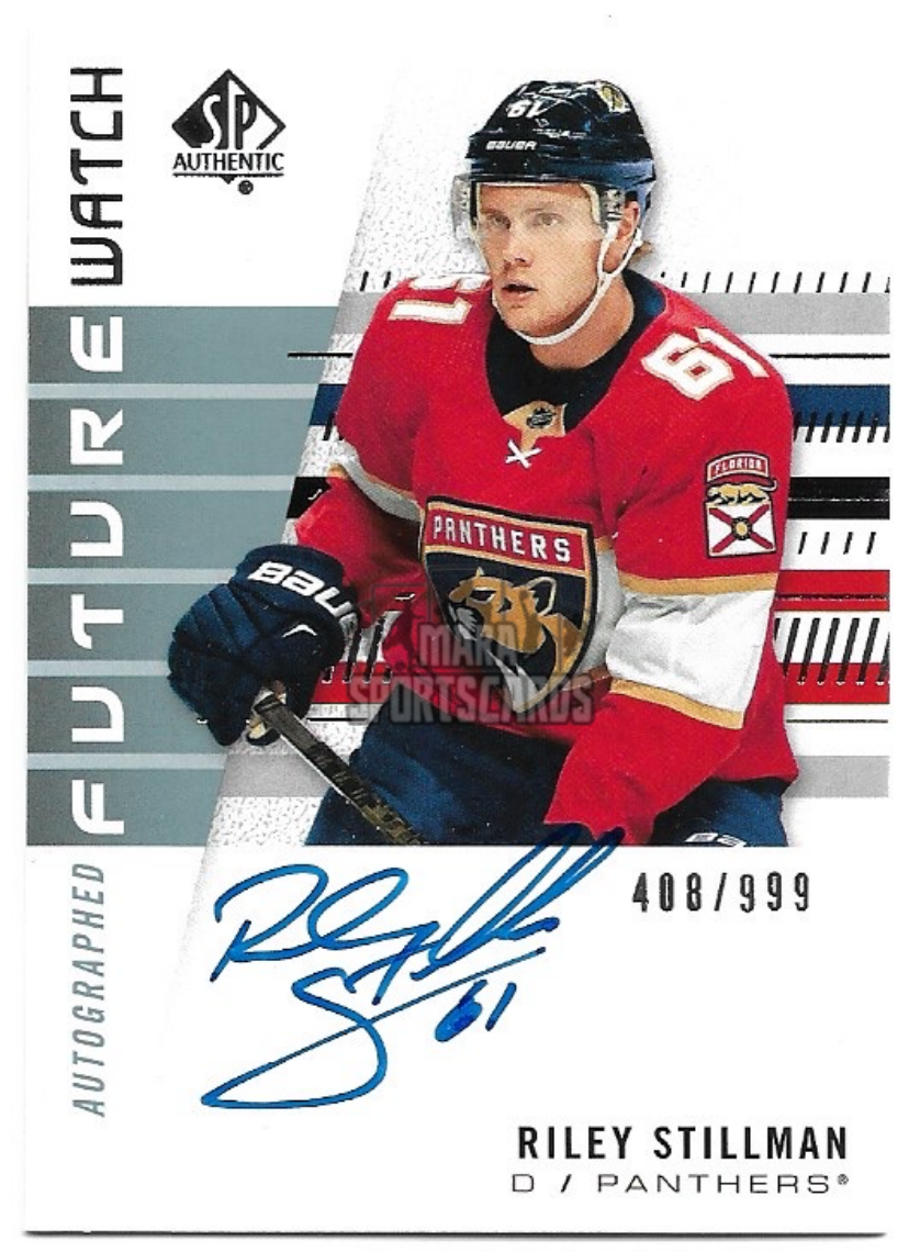 Auto Rookie Future Watch RILEY STILLMAN 19-20 UD SP Authentic /999