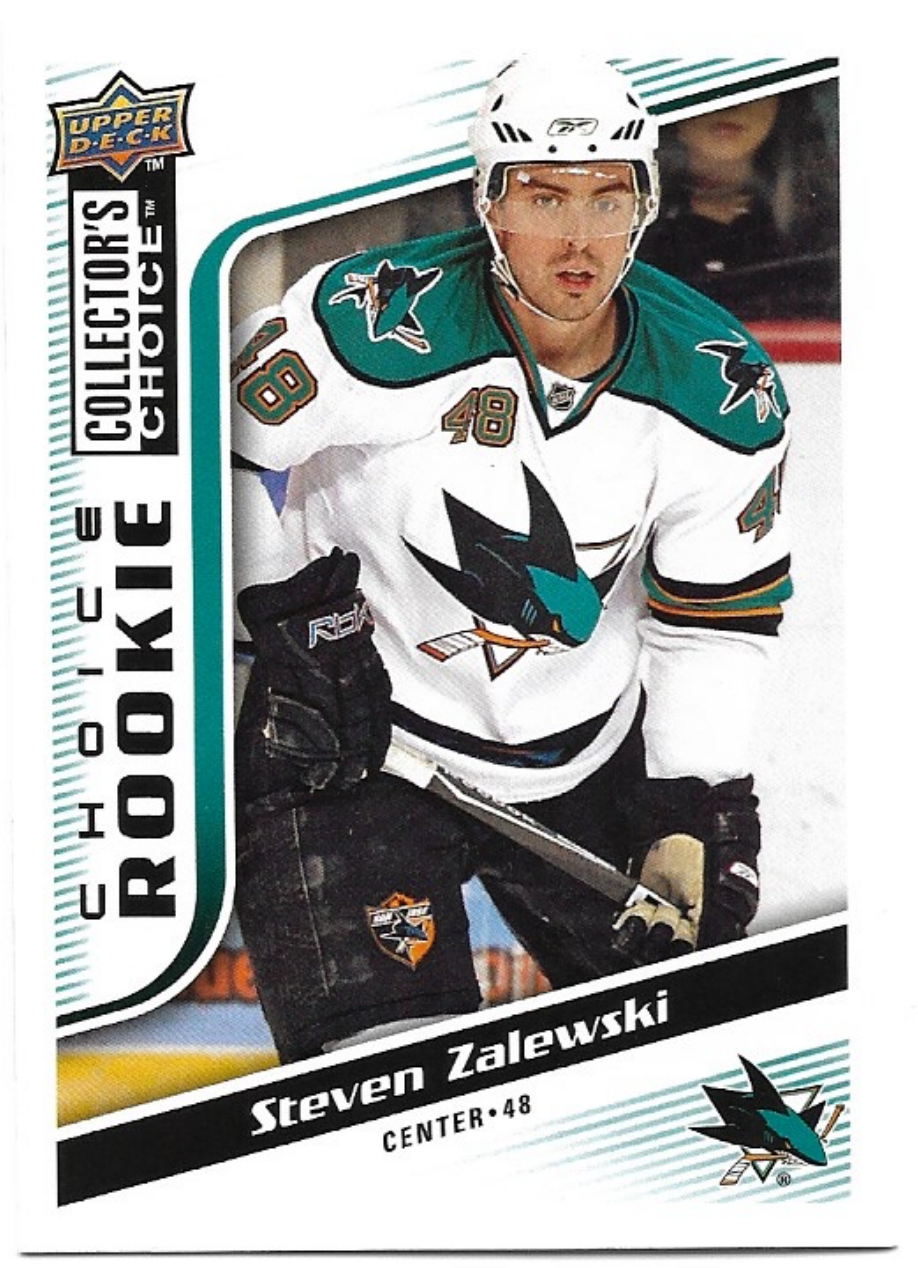 Choice Rookie STEVEN ZALEWSKI 09-10 UD Collector's Choice