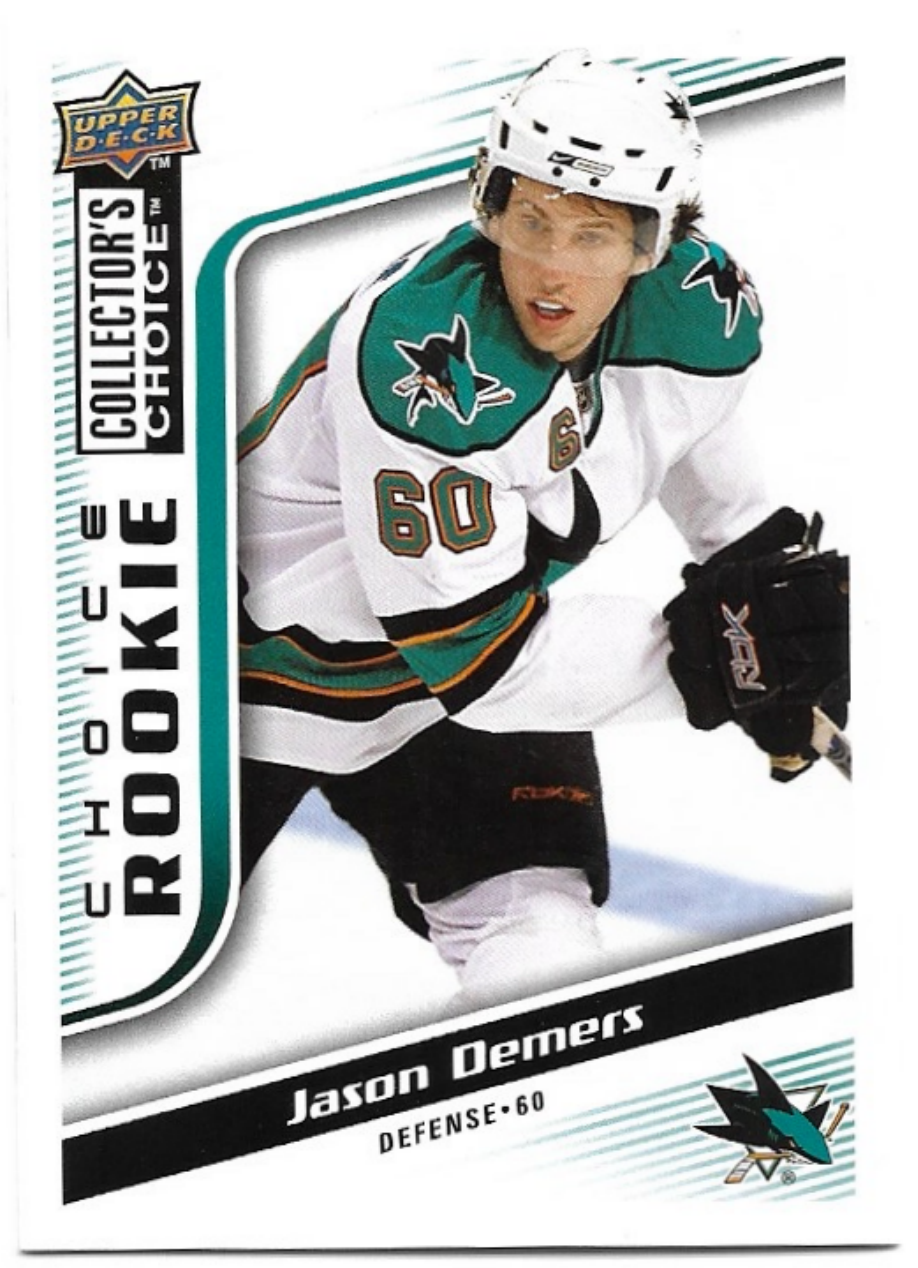 Choice Rookie JASON DEMERS 09-10 UD Collector's Choice