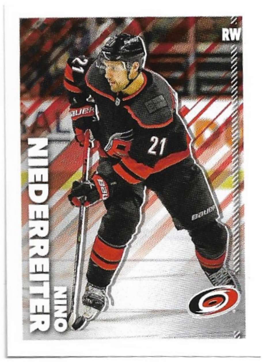 NINO NIEDERREITER 2022-23 Topps NHL Sticker Collection Hockey