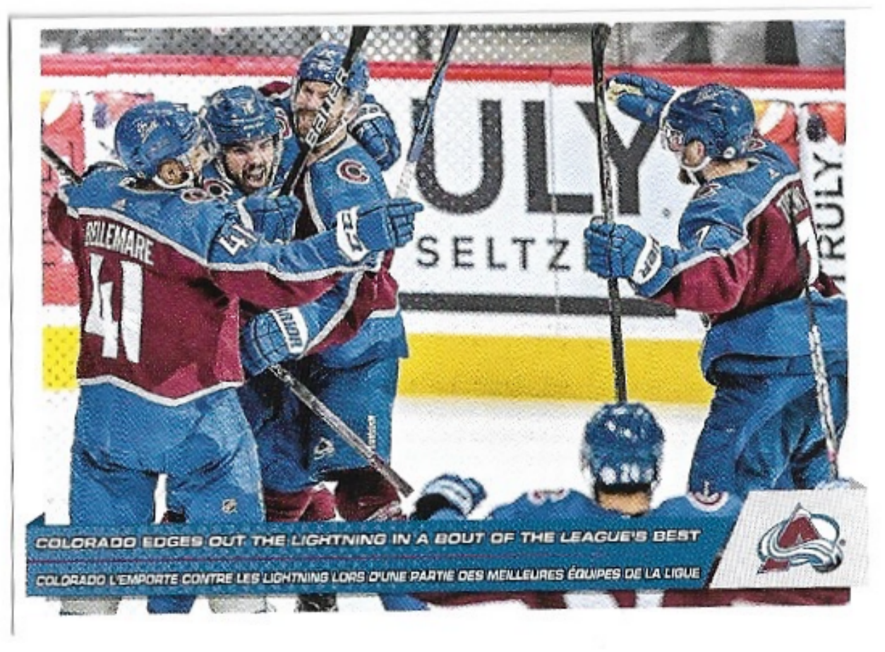 Team Highlight COLORADO AVALANCHE 2022-23 Topps NHL Sticker Collection Hockey