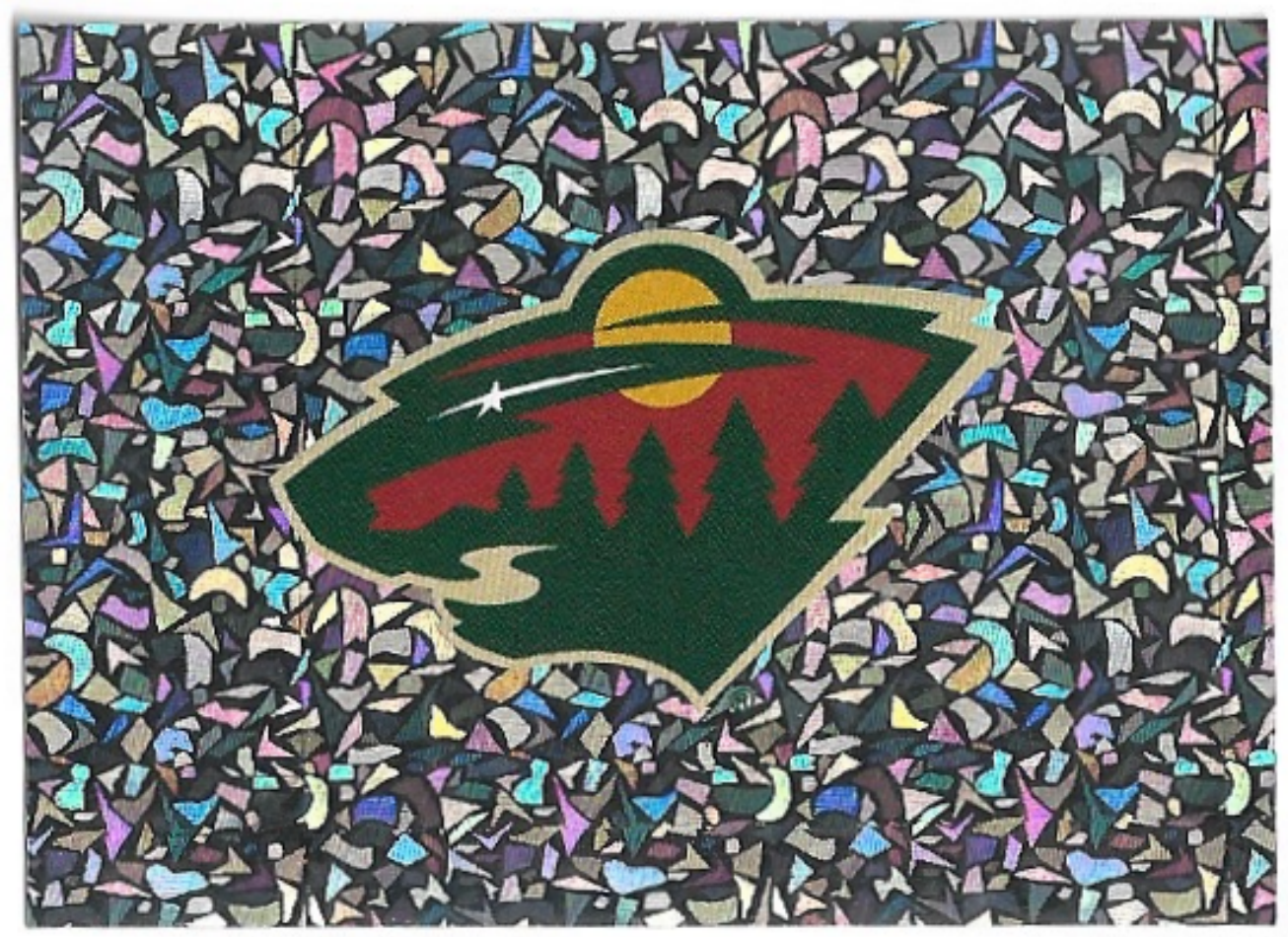 Foil Team Logo MINNESOTA WILD 2022-23 Topps NHL Sticker Collection Hockey