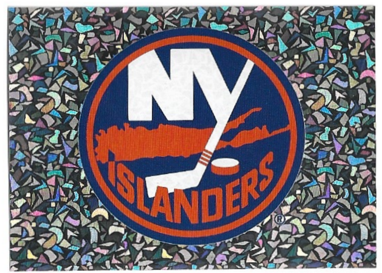 Foil Team Logo NEW YORK ISLANDERS 2022-23 Topps NHL Sticker Collection Hockey