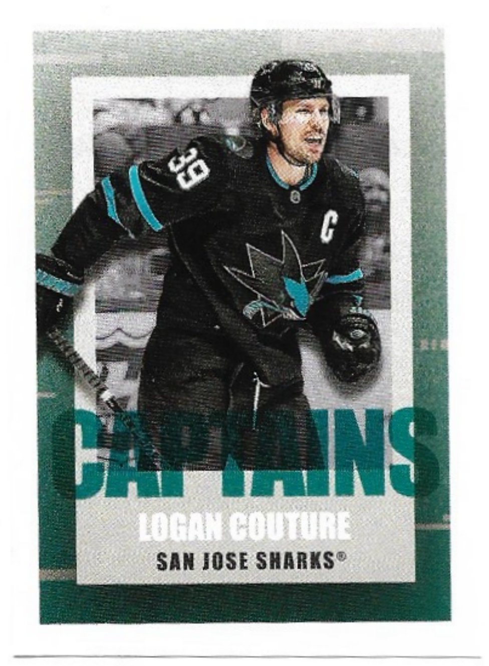 Captains LOGAN COUTURE 2022-23 Topps NHL Sticker Collection Hockey