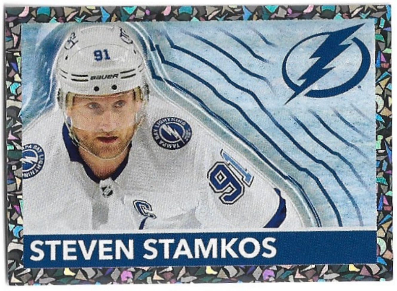 Ice Vibrations STEVEN STAMKOS 2022-23 Topps NHL Sticker Collection Hockey