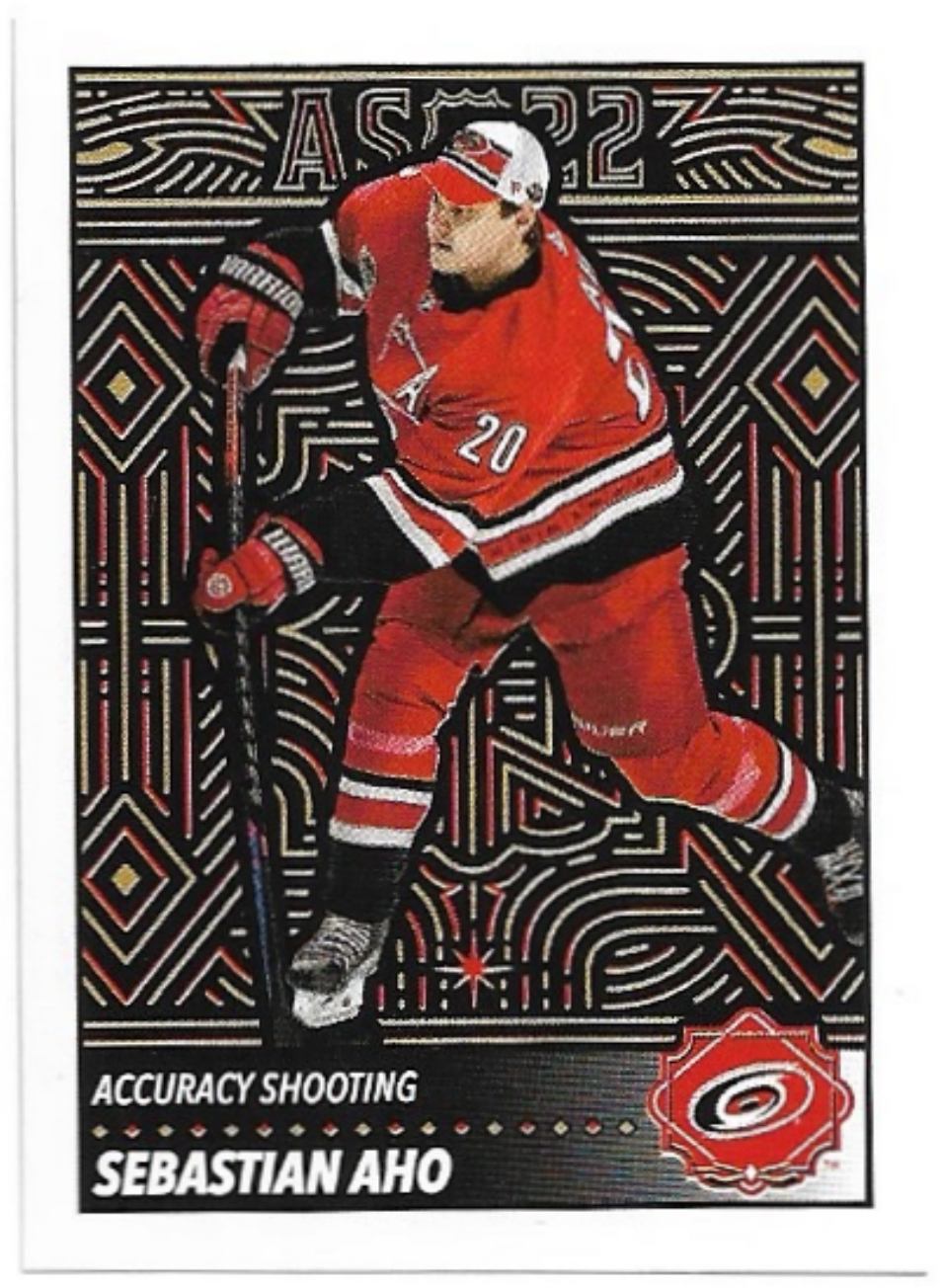 All-Star Weekend SEBASTIAN AHO 2022-23 Topps NHL Sticker Collection Hockey