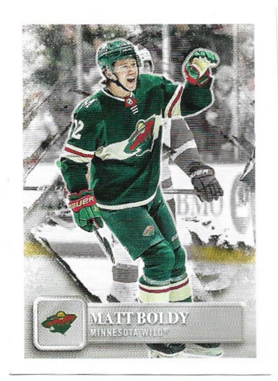 Celly Season MATT BOLDY 2022-23 Topps NHL Sticker Collection Hockey