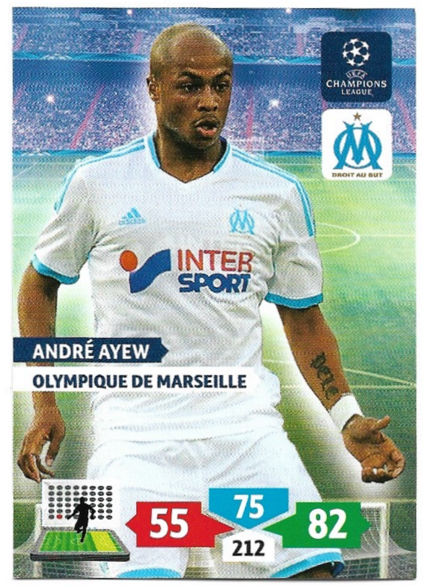 ANDRE AYEW 13-14 Panini Adrenalyn XL CL