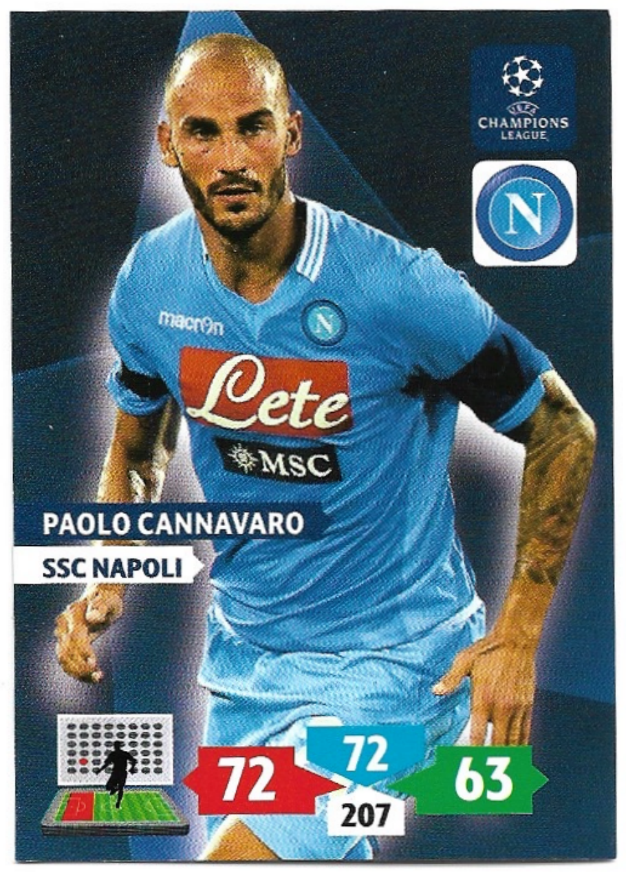 PAOLO CANNAVARO 13-14 Panini Adrenalyn XL CL