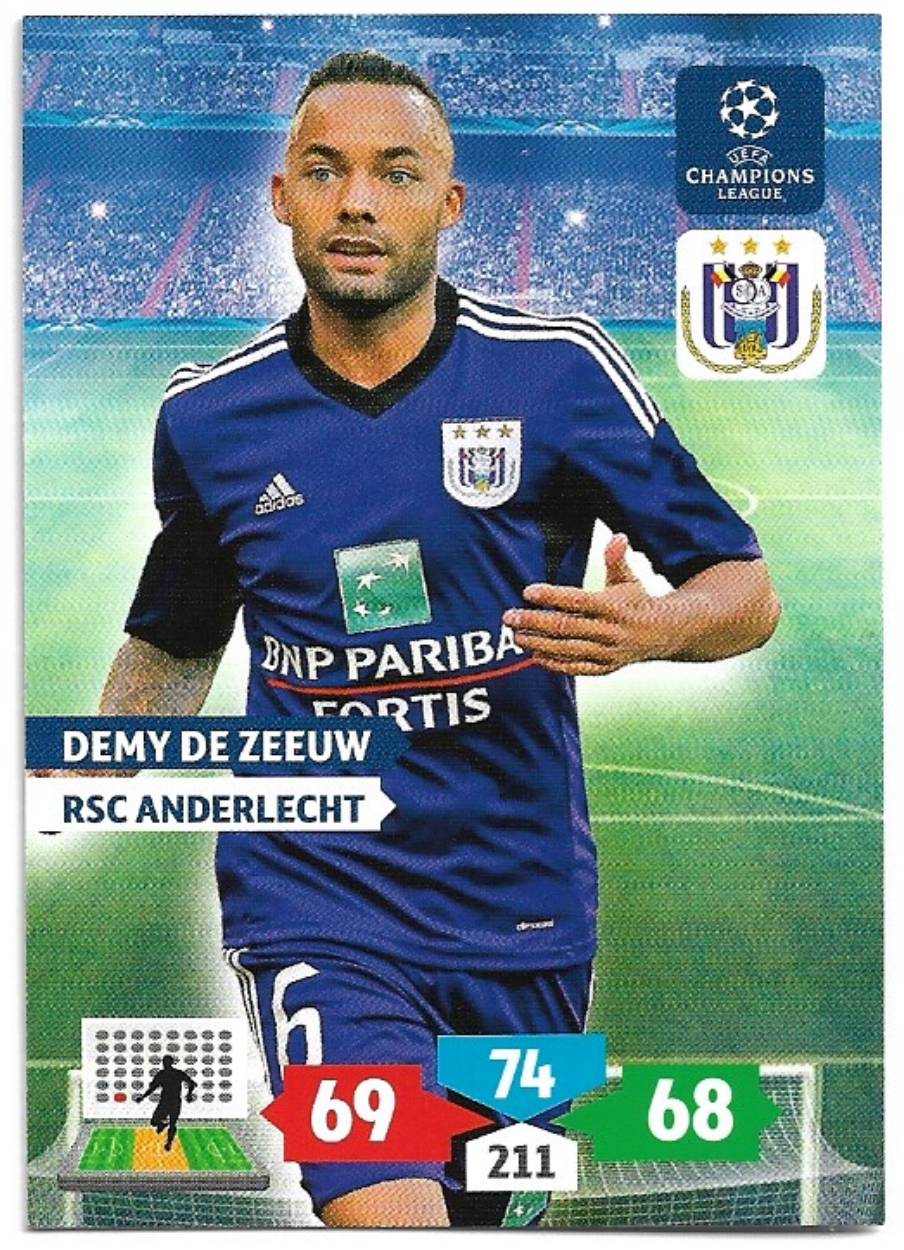 DEMY DE ZEEUW 13-14 Panini Adrenalyn XL CL