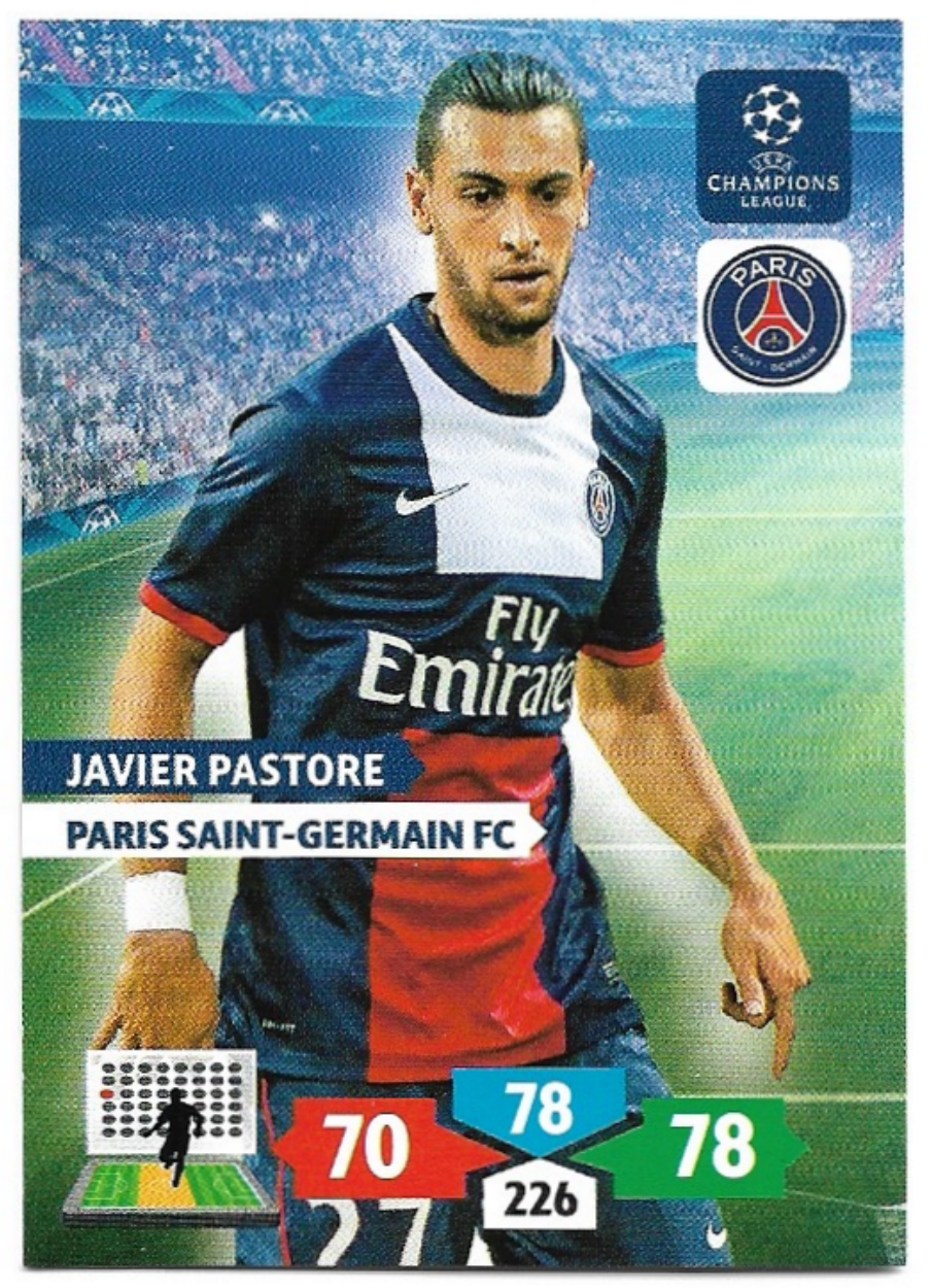 JAVIER PASTORE 13-14 Panini Adrenalyn XL CL