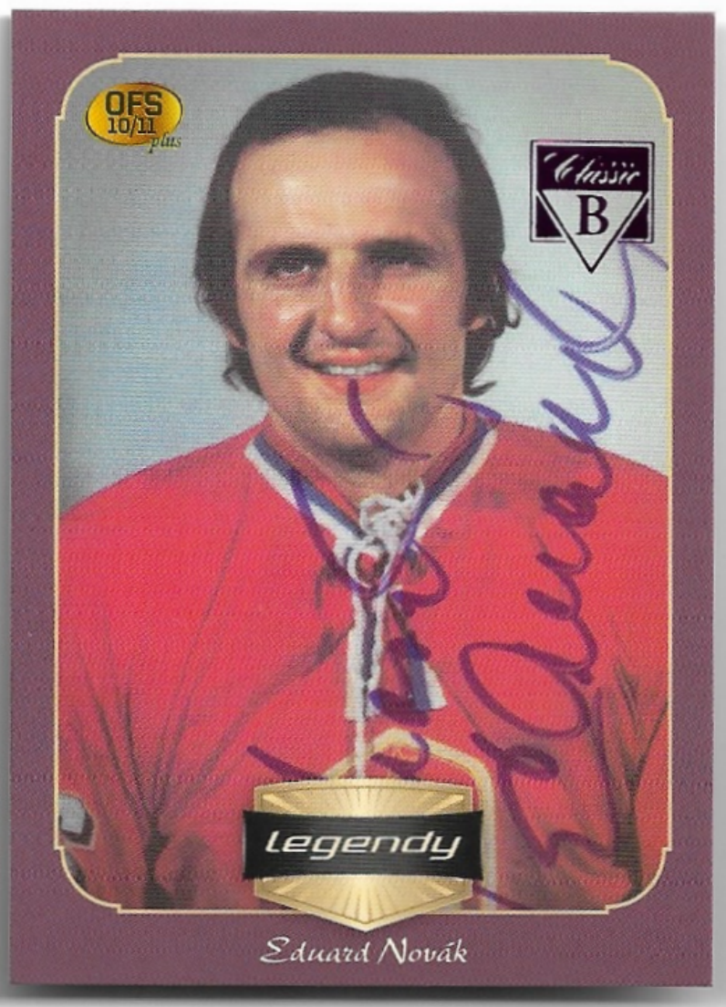 Legendy OFS 10/11 EDUARD NOVÁK 2020 ELH OFS Classic (tištěný podpis, reprint)