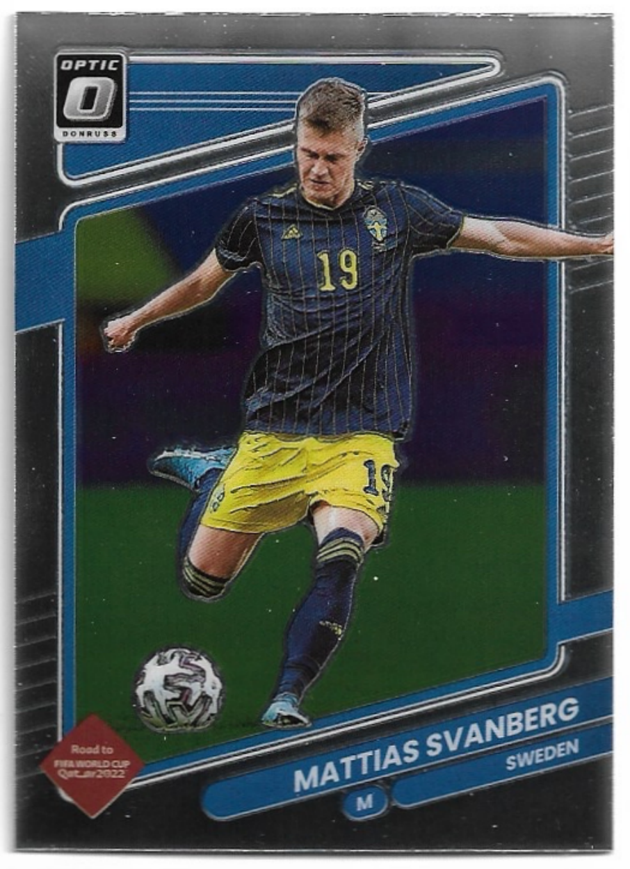 Optic MATTIAS SVANBERG 21-22 Panini Donruss Road to Qatar Soccer