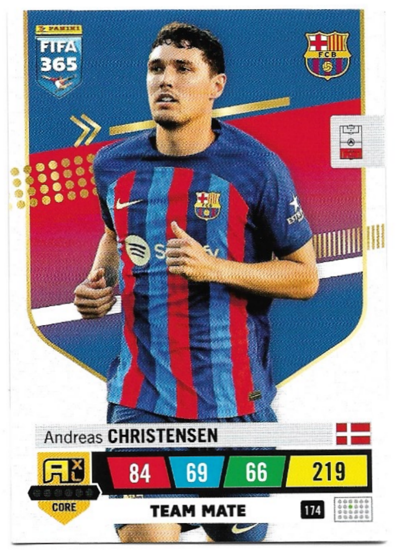 ANDREAS CHRISTENSEN 2023 Panini FIFA 365