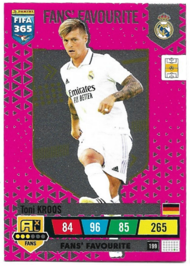 Fans' Favourite TONI KROOS 2023 Panini FIFA 365