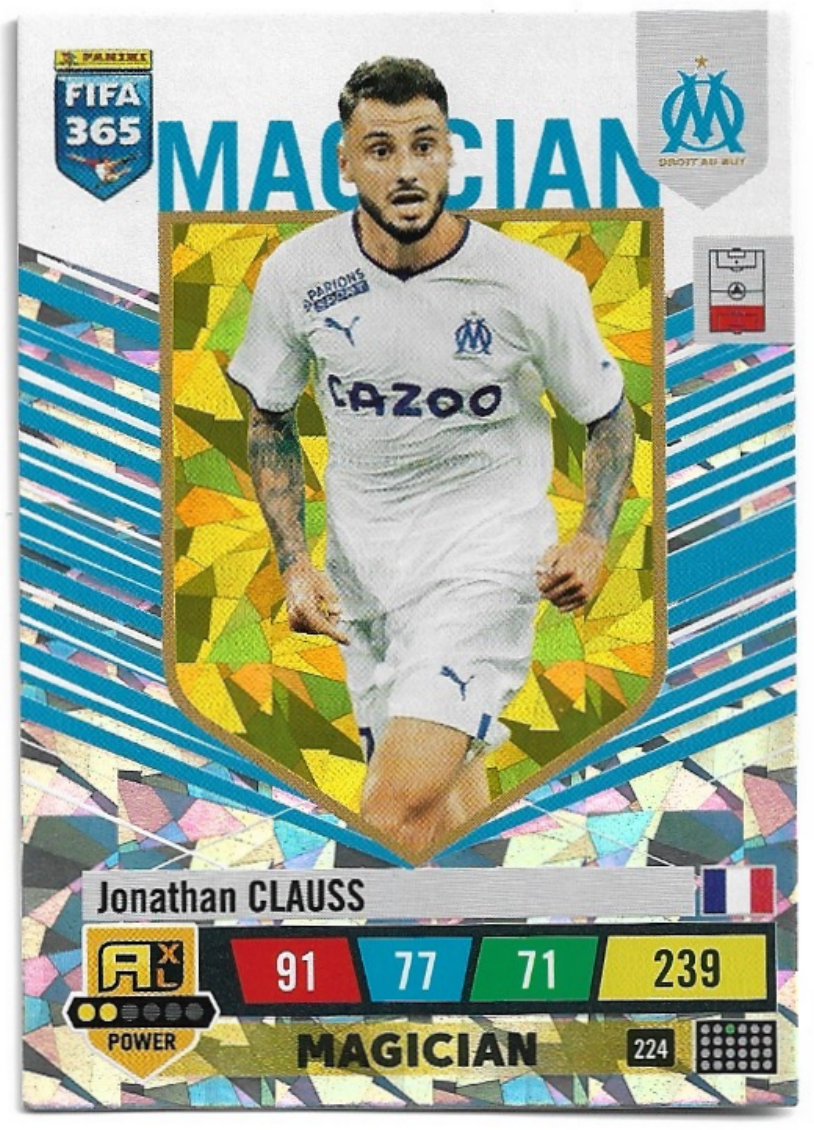 Magician JONATHAN CLAUSS 2023 Panini FIFA 365