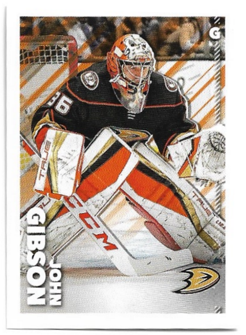 JOHN GIBSON 2022-23 Topps NHL Sticker Collection Hockey