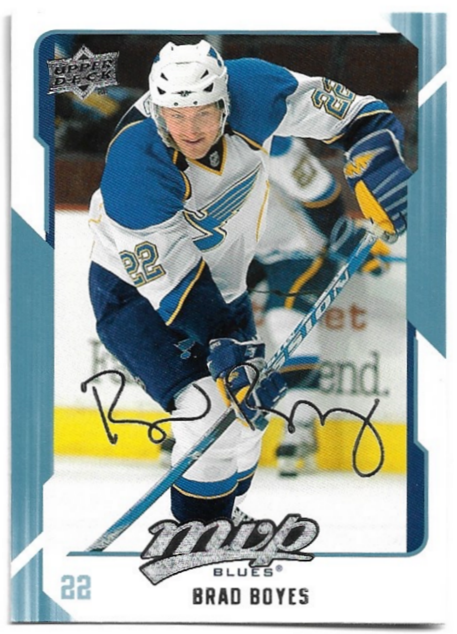 BRAD BOYES 08-09 UD MVP