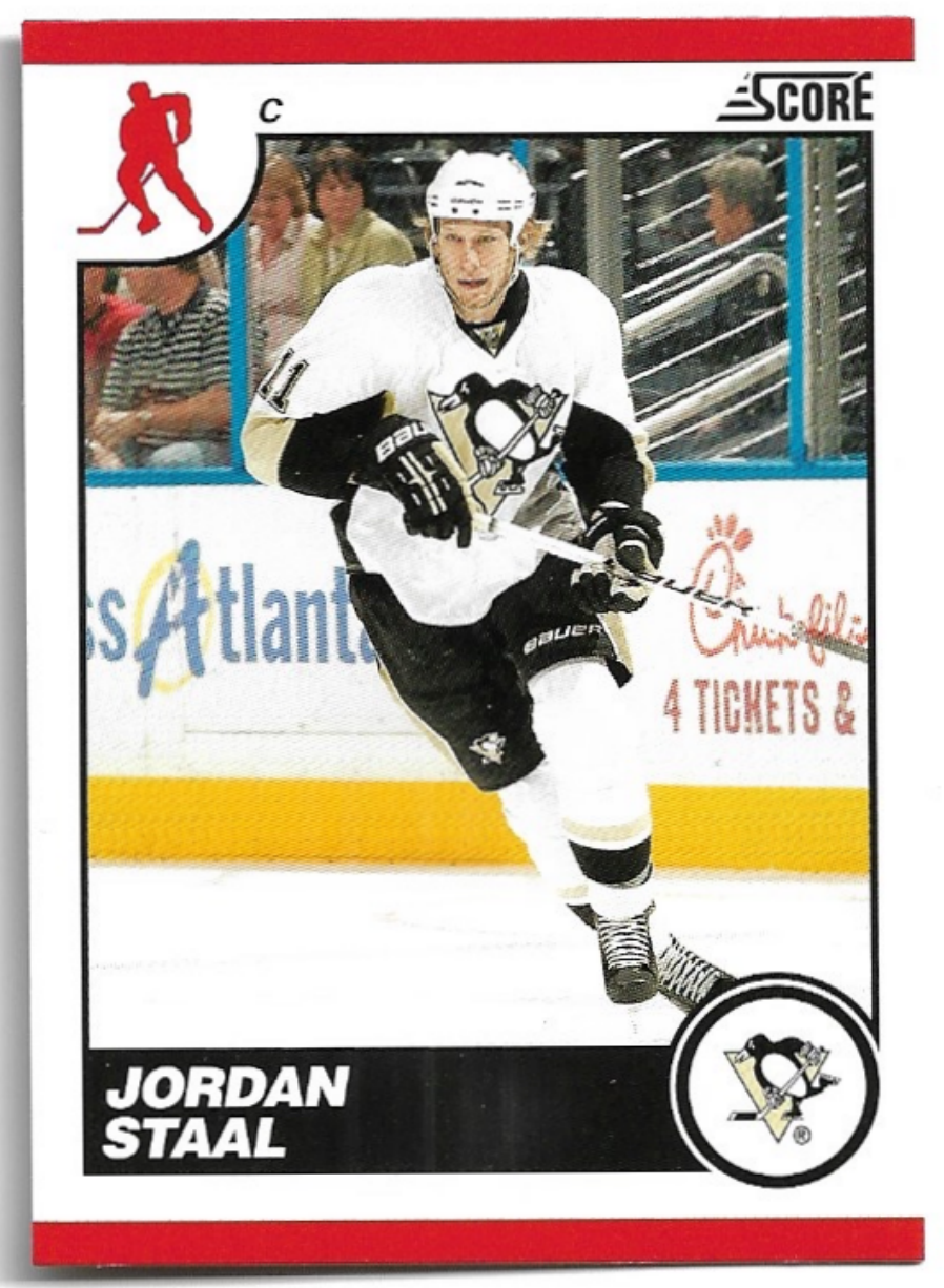 JORDAN STAAL 10-11 Panini Score