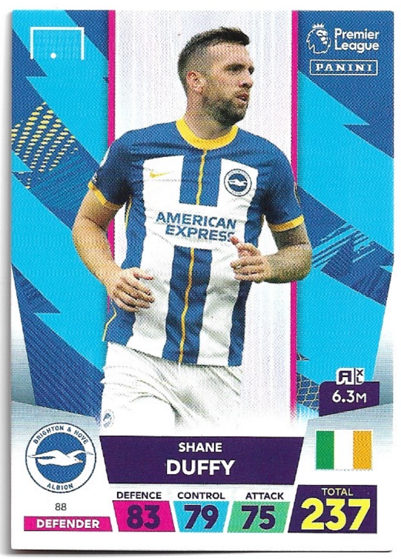 SHANE DUFFY 2023 Panini Adrenalyn XL Premier League