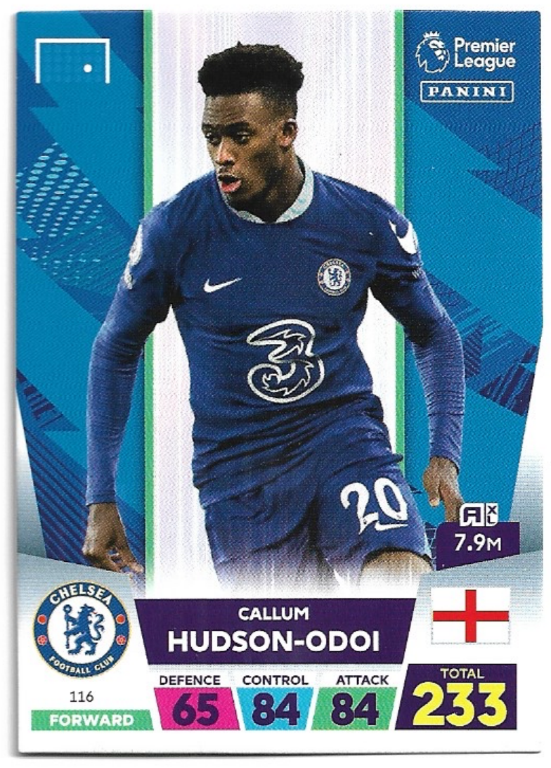 CALLUM HUDSON-ODOI 2023 Panini Adrenalyn XL Premier League