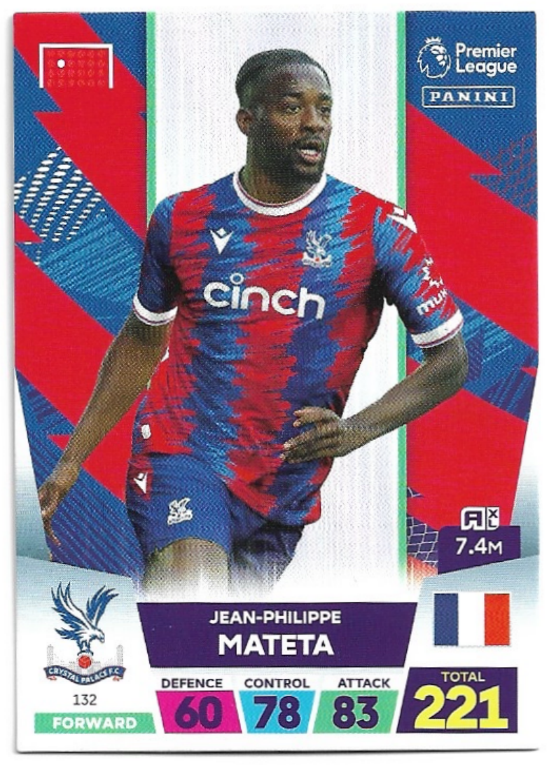 JEAN-PHILIPPE MATETA 2023 Panini Adrenalyn XL Premier League