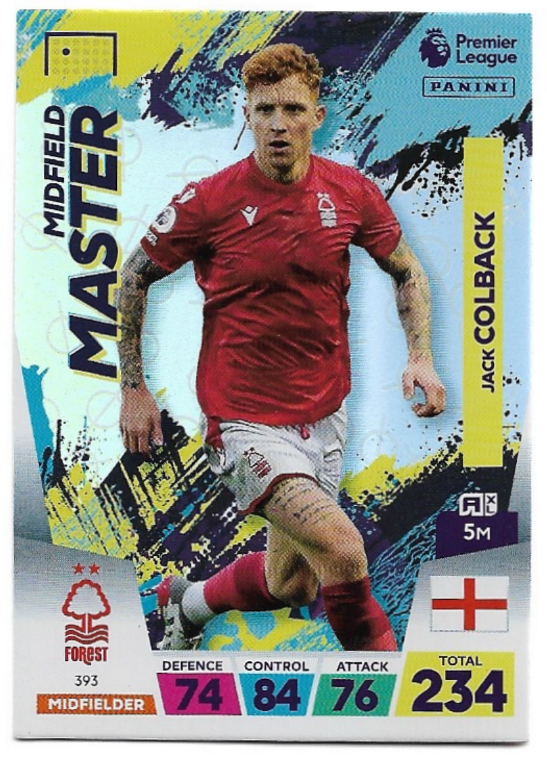 Midfield Masters JACK COLBACK 2023 Panini Adrenalyn XL Premier League