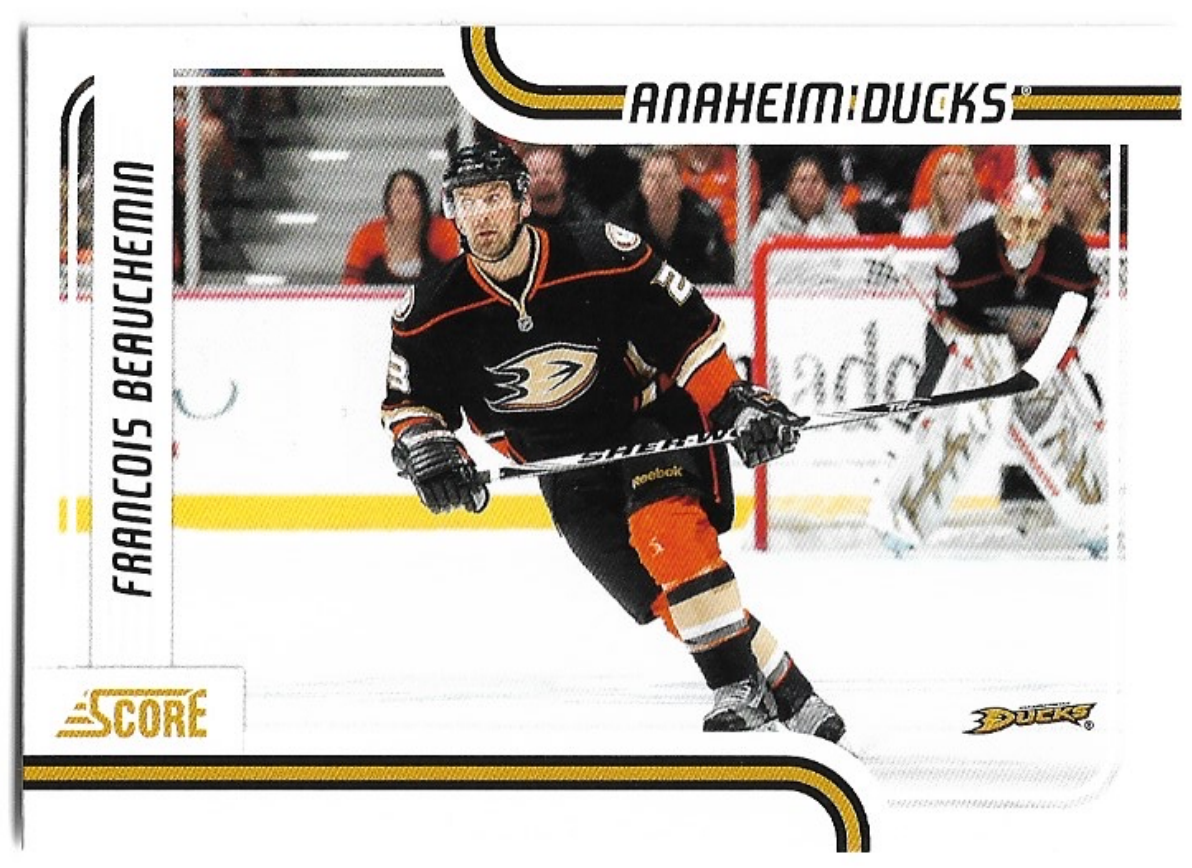 FRANCOIS BEAUCHEMIN 11-12 Panini Score