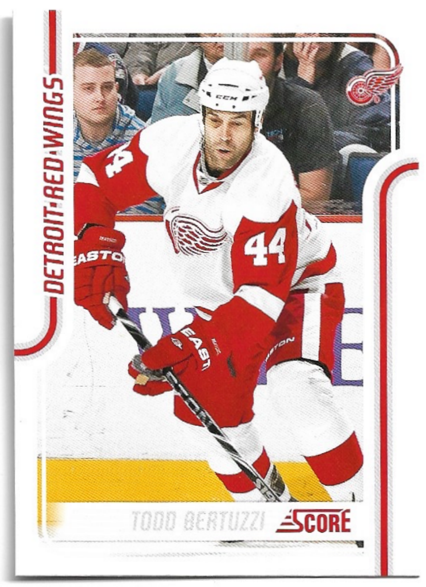 TODD BERTUZZI 11-12 Panini Score