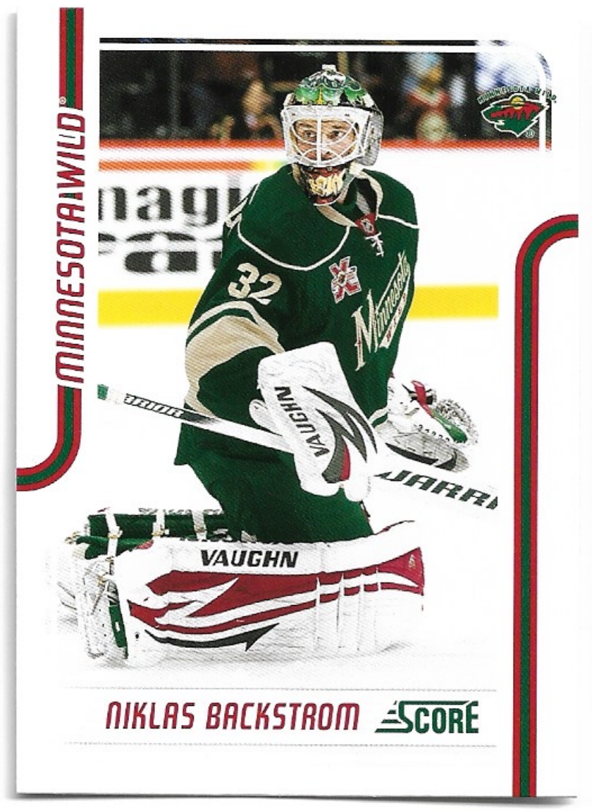 NIKLAS BACKSTROM 11-12 Panini Score