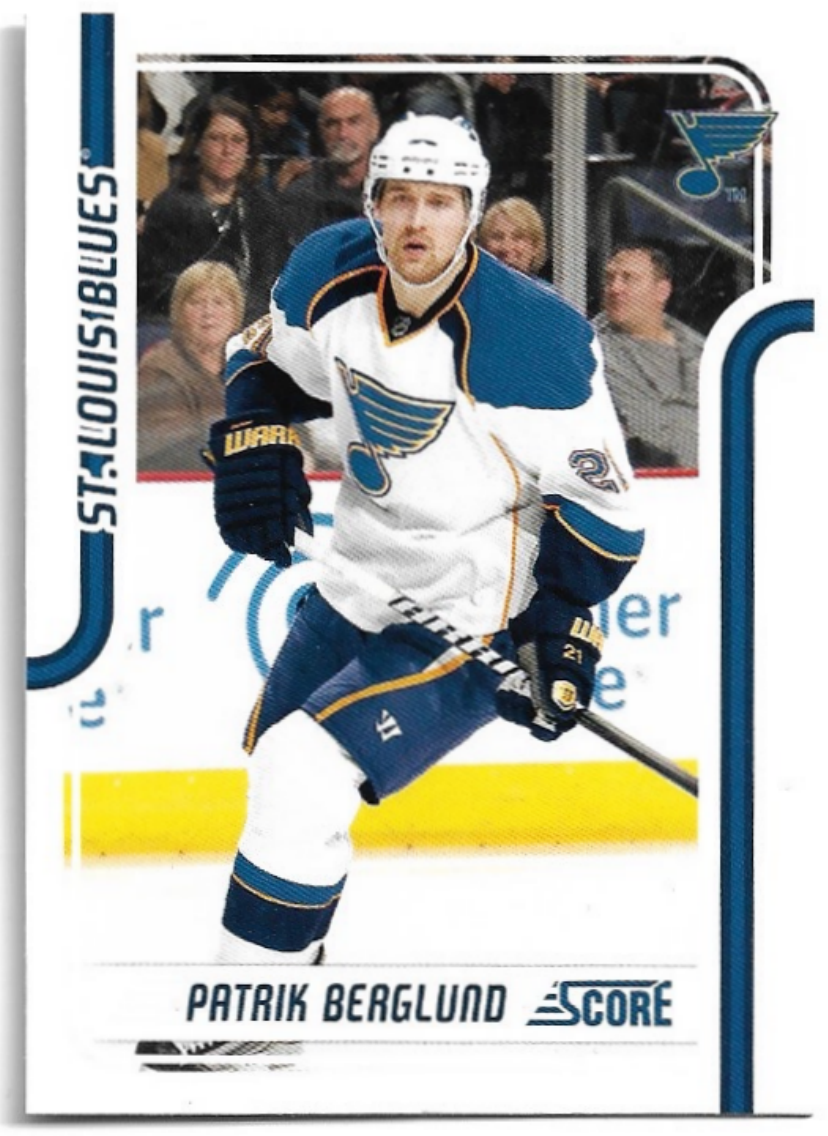 Glossy PATRIK BERGLUND 11-12 Panini Score