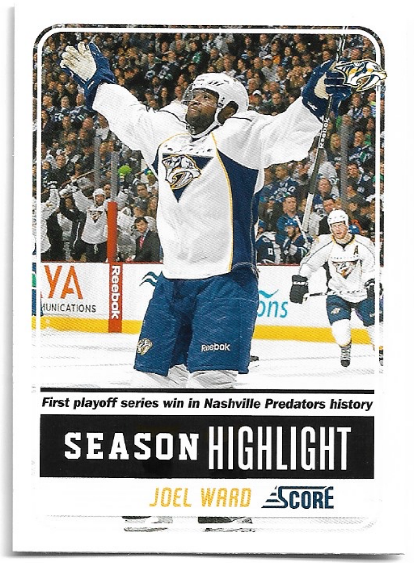 Season Highlight JOEL WARD 11-12 Panini Score