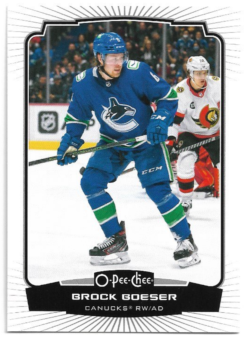 BROCK BOESER 22-23 UD O-Pee-Chee OPC