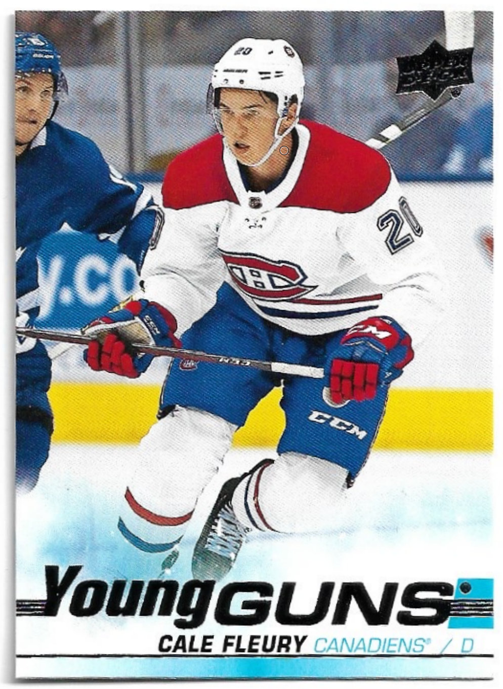 Rookie Young Guns CALE FLEURY 19-20 UD Series 1