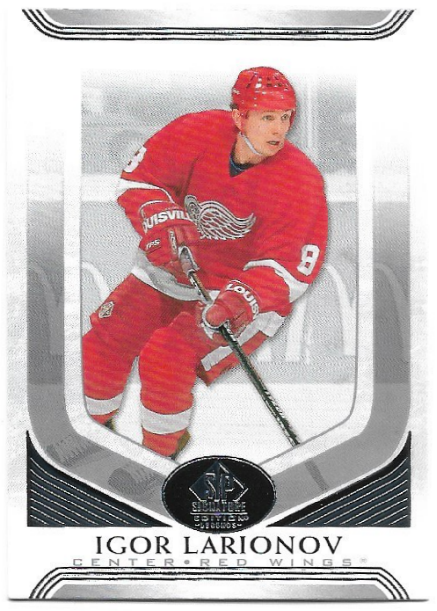 IGOR LARIONOV 20-21 UD SP Signature Legends