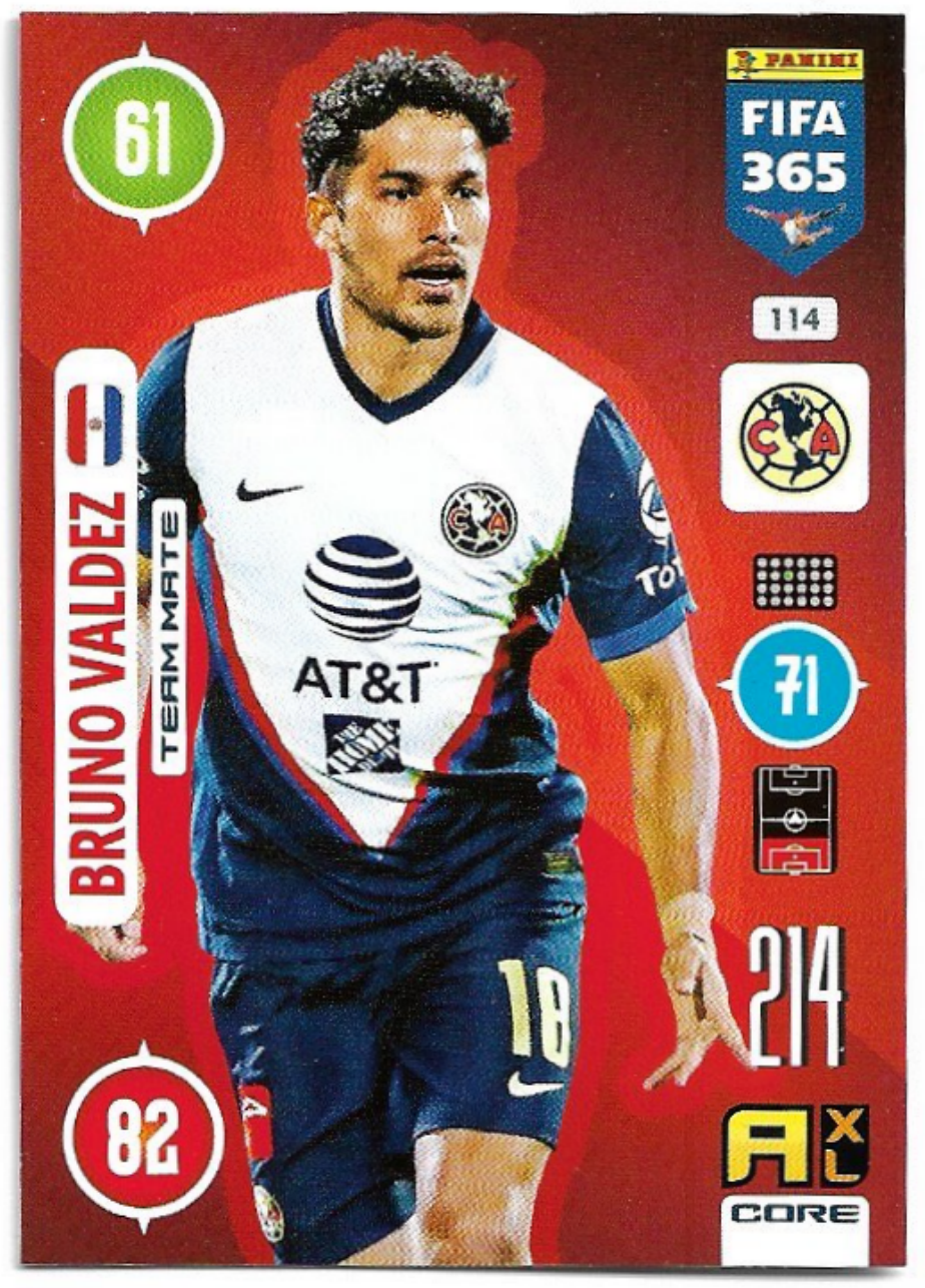 BRUNO VALDEZ 2021 Panini FIFA 365