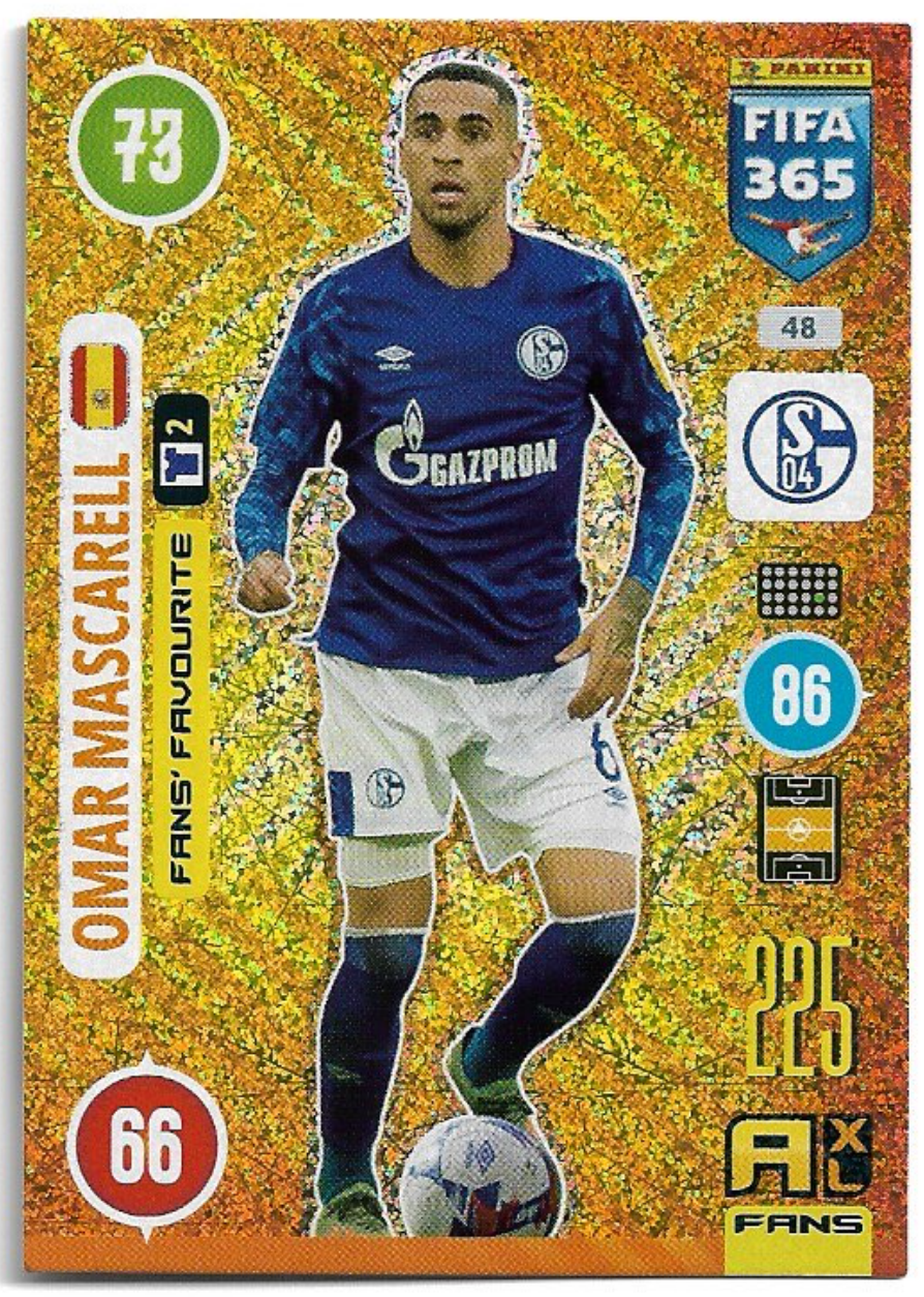 Fans Favourite OMAR MASCARELL 2021 Panini FIFA 365