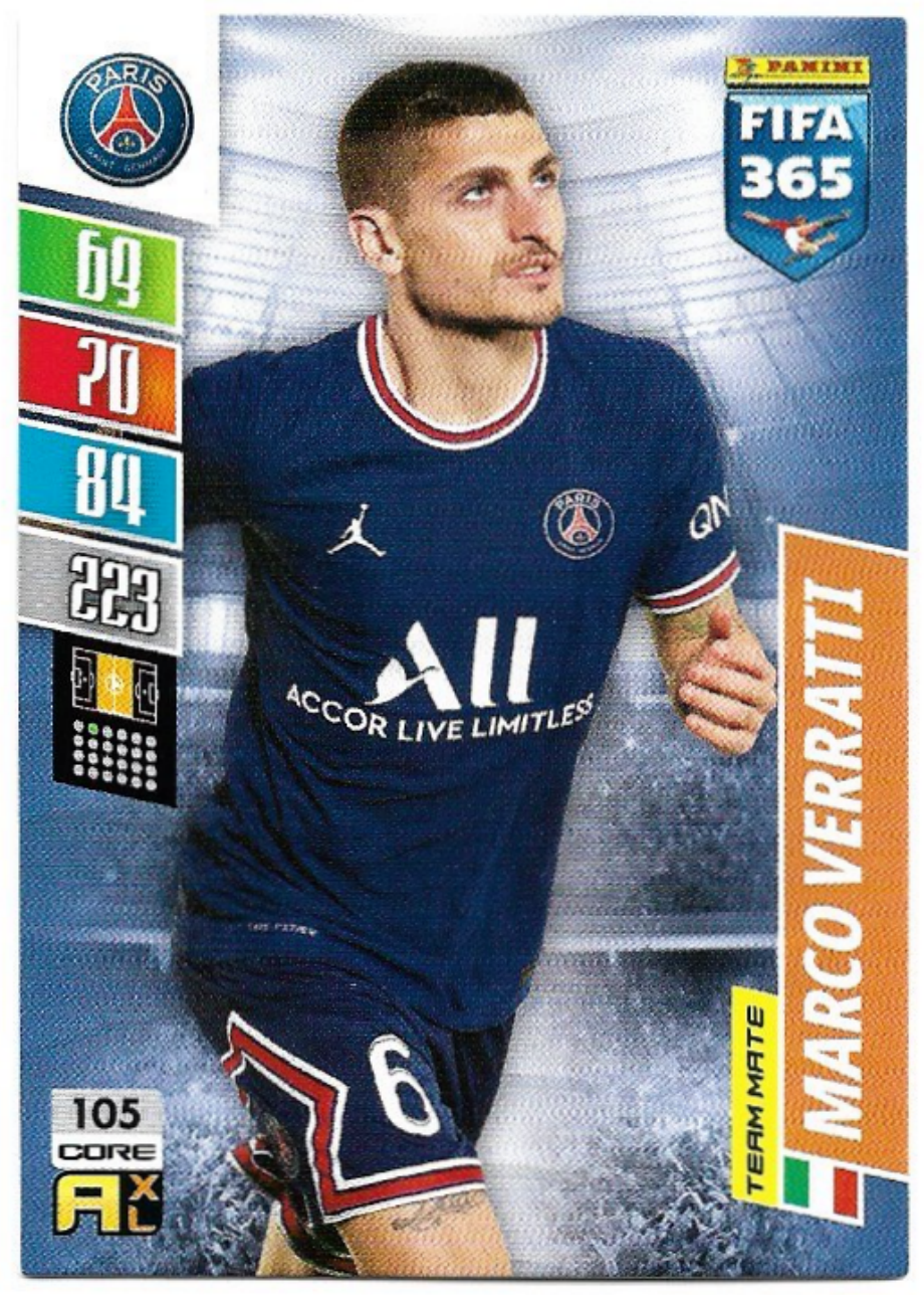 MARCO VERRATTI 2022 Panini FIFA 365