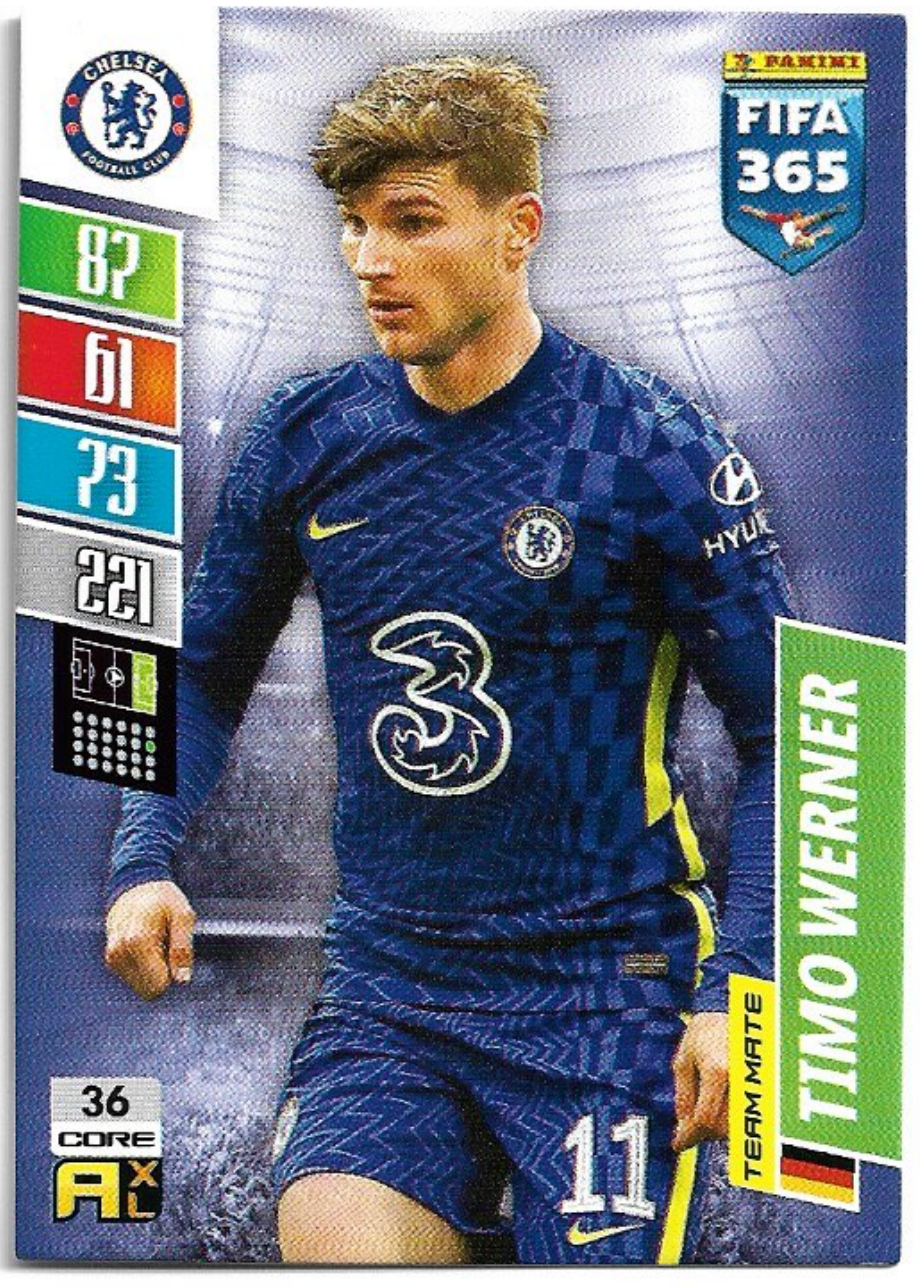 TIMO WERNER 2022 Panini FIFA 365