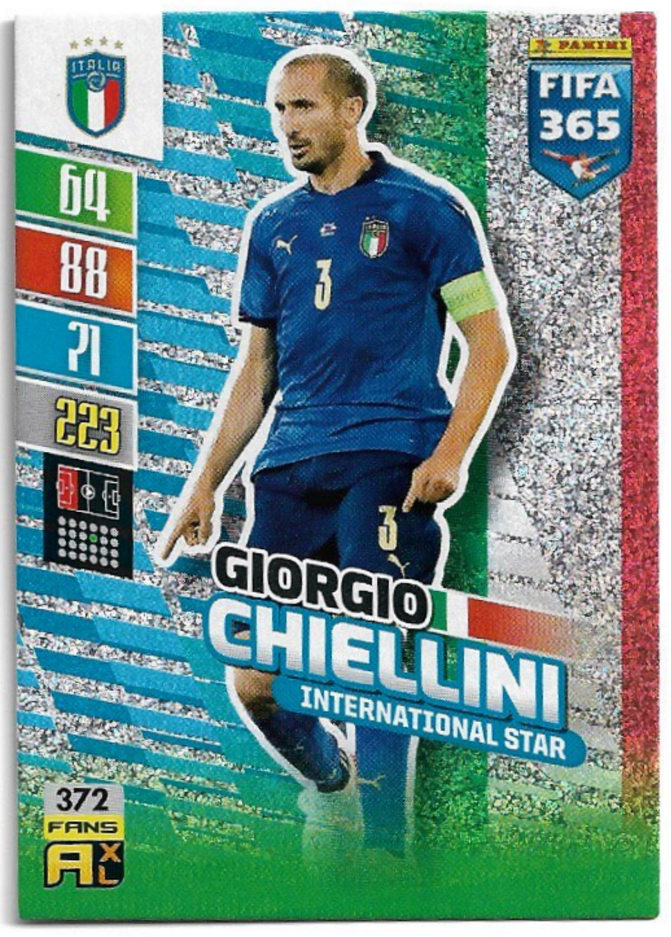 International Star GIORGIO CHIELLINI 2022 Panini FIFA 365