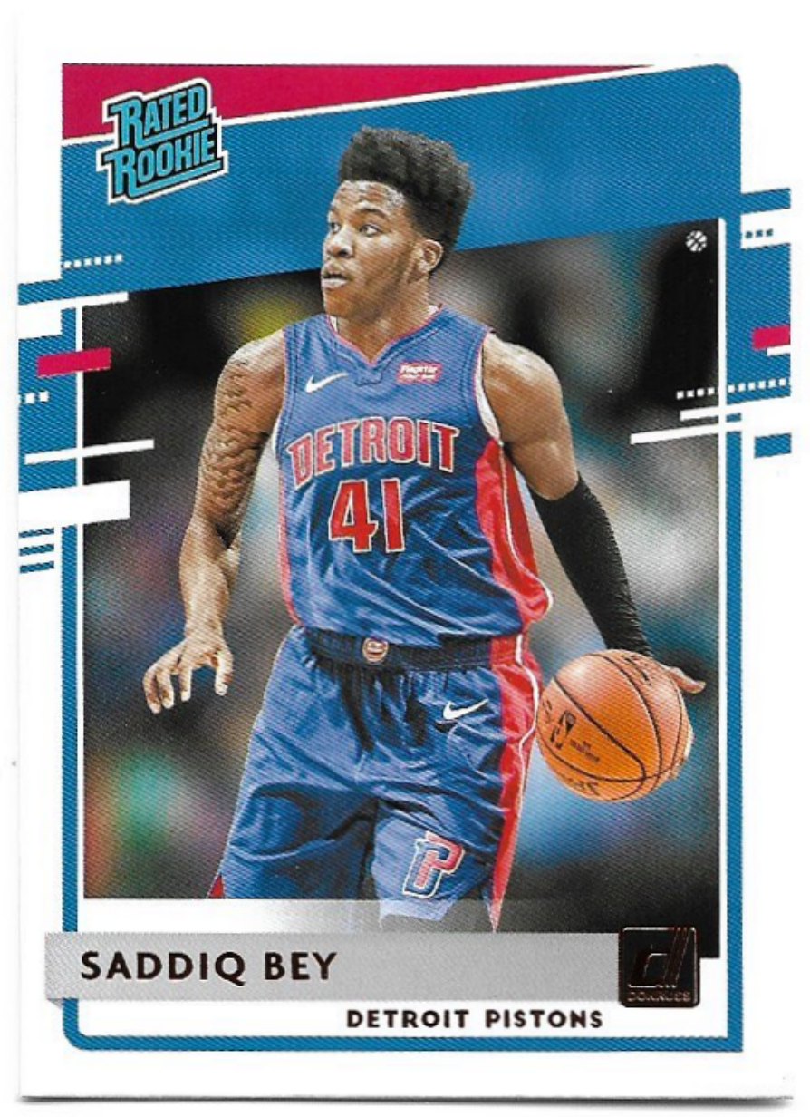 Rated Rookie SADDIQ BEY 20-21 Panini Donruss Basketball